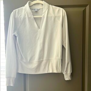 White Athleta Pullover